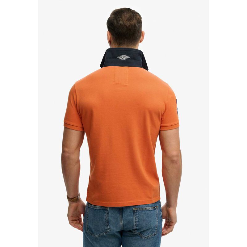 Superdry Vintage Pique Rugby Polo image number 1